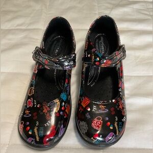 Easy Works By Easy Street Letsee Clogs Mary Janes Work Shoes Women’s Sz 9 1/2 M